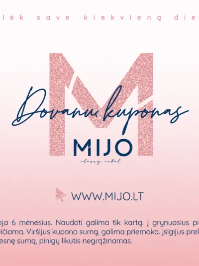 dovanu kuponas mijo